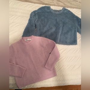 Two Medium size Zara tops